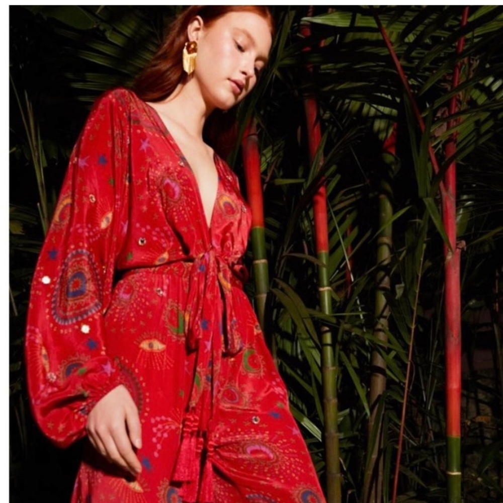 NWT FARM RIO MYSTIC JUMPSUIT SIZE L